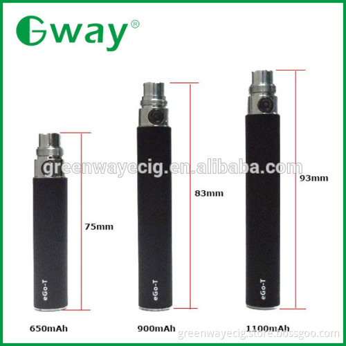 Hot selling Ego battery 1100mah ego-t battery greenway cigarette electronic chinese